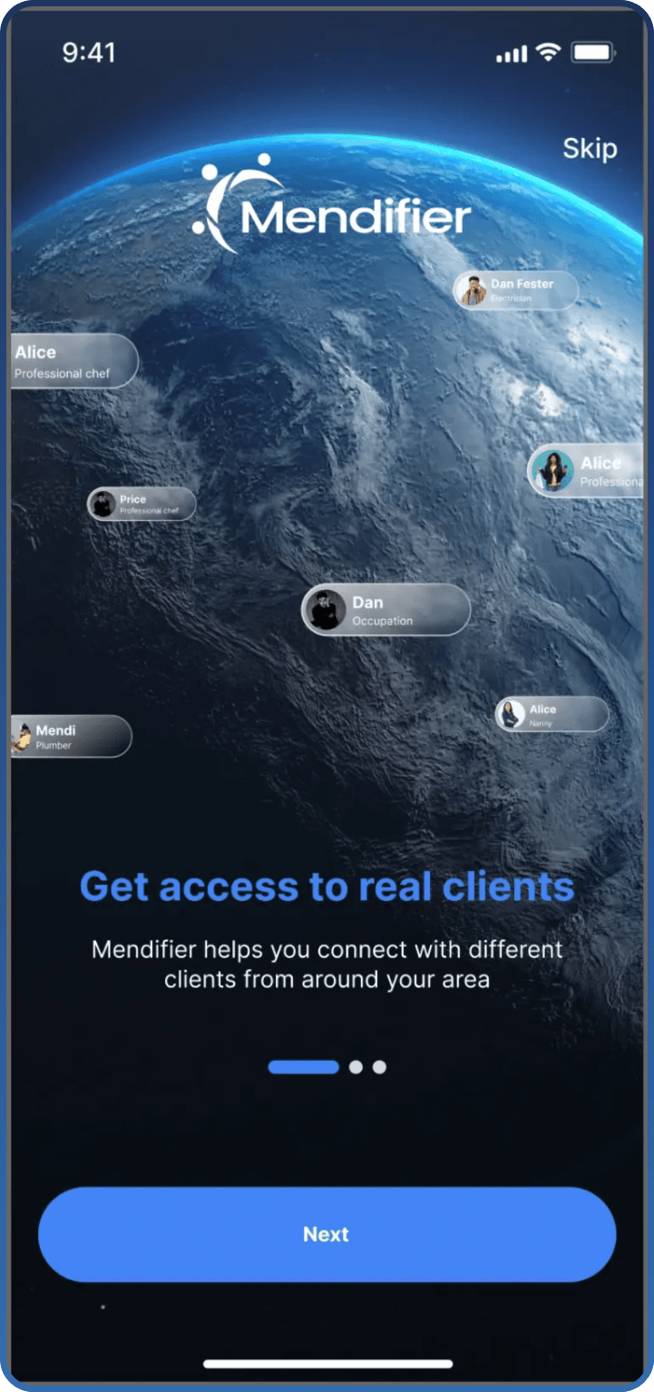 Geoconnect Mobile Home Screenshot